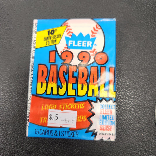 1990 Fleer Baseball Wax Packs