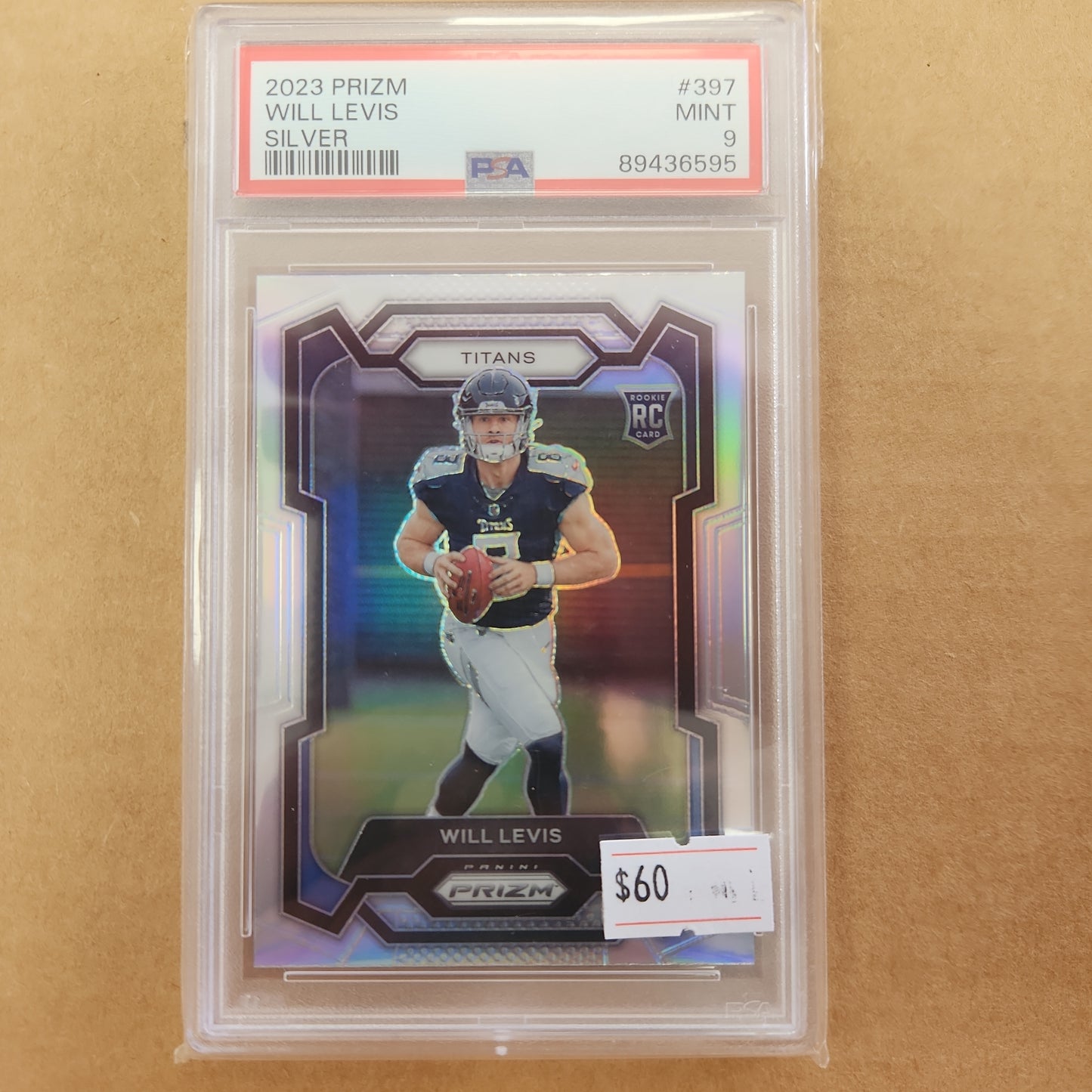 2023 PRIZM WILL LEVIS SILVER PSA 9