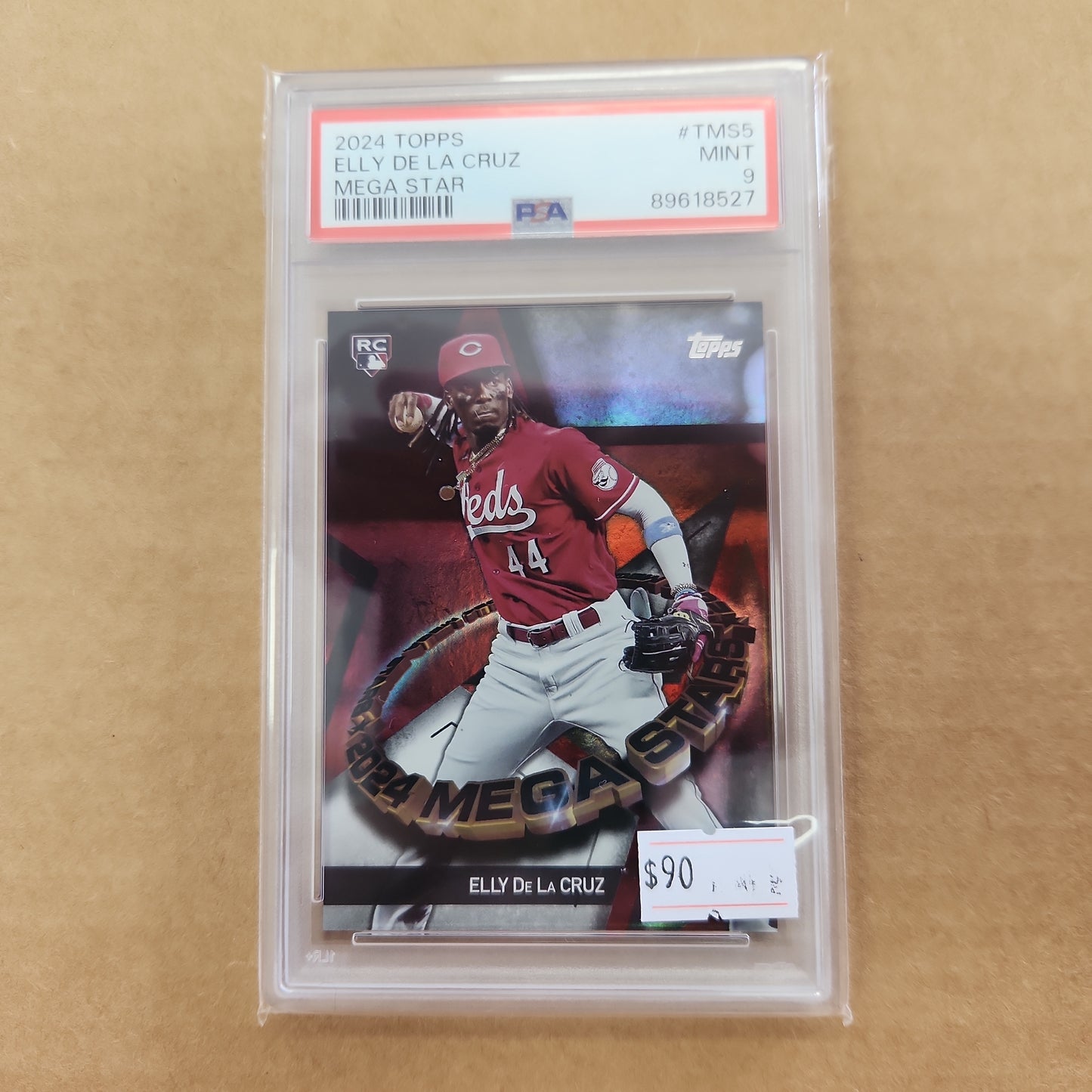 2024 TOPPS ELLY DE LA CRUZ MEGA STARS PSA 9